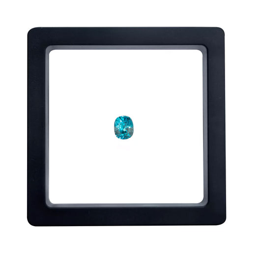 1ct Cambodian Natural Blue Zircon Gemstone